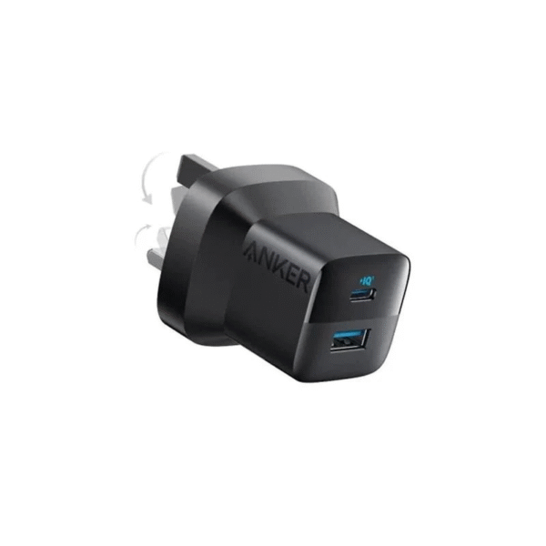 Anker 323 Charger Adapter (33W, Dual-Port).